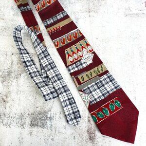 Vintage TABASCO 100% Silk Novelty Printed Men's Neck Tie